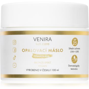 Venira Tan Body Butter Bronze unt pentru bronzat - imagine 2